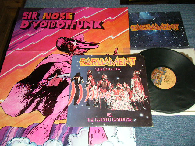 画像1: PARLIAMENT -  FUNKENTELECHY VS The PLACEBO SYNDROME (With POSTER + Booklet) ( Ex++/Ex++ Cut Out)  /  1977 US AMERICA ORIGINAL Used LP