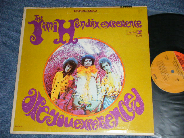 画像1: The JIMI HENDRIX EXPERIENCE - ARE YOU EXPERIENCED  ( Matrix #  A) 30681 RS 6261A-1B   B) 30682 R 6261B-1 M) ( Ex++/Ex+++ ) / 1968 Version US AMERICA  2nd Press "ORANGE and BROWN  Label"  Used  LP 