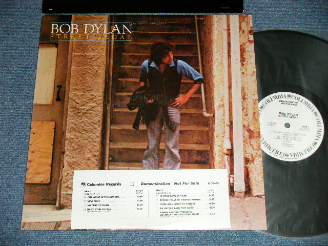 画像1: BOB DYLAN - STREET LEGAL (Matrix #    A) PAL-35453 -2C   B) PBL-35453 -2C) (Ex++/MINT- )  / 1978 US AMERICA ORIGINAL "WHITE LABEL PROMO" Used LP 