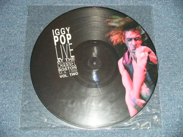 画像1: IGGY POP - LIVE ST CHANNEL BOSTON M.A. 1988 VOL.TWO  ( NEW)   / 1990 UK ENGLAND  ORIGINAL  "Limited 1500 Copies" "PICTURE DISC"  "BRAND NEW"   LP