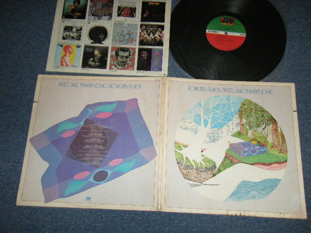 画像1: ROBERTA FLACK - FEEL LIKE MAKIN' LOVE  ( )  ( Ex++/MINT- )  / 1975 US AMERICA 1st Press "RED & GREEN Label"  "small 75 ROCKFELLER at Bottom"   Used LP 