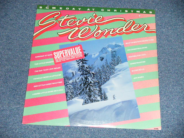 画像1: STEVIE WONDER - SOMEDAY AT CHRISTMAS (SEALED Cut Out) / US AMERICA REISSUE   #BRAND NEW SEALED" LP