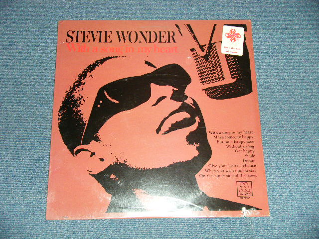 画像1: STEVIE WONDER - WITH A SONG IN MY HEART (SEALED Cut Out) / US AMERICA REISSUE   #BRAND NEW SEALED" LP