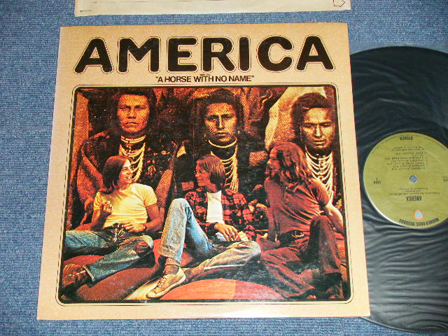 画像1: AMERICA - AMERICA : A Horse with No Name   (Matrix #A) BS-2576 39997 RE1-1B    B) BS-2576 39998-1B  ) (Ex++/MINT-) / 1972  Version US AMERICA ORIGINAL 1st Press "GREEN with 'WB' Label"  "2nd Press Jacket"  Used LP