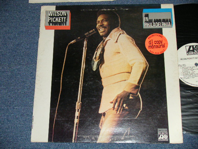 画像1: WILSON PICKETT - IN PHILADELPHIA  (Matrix #   A) A-13441-A LW   B) A-13442-B) ( Ex+/MINT-  )  / 1970 US AMERICA  ORIGINAL "WHITE LABEL PROMO" "PROMO ONLY MONO Press" 1st Press "1841 BROADWAY" Label  Used   LP  