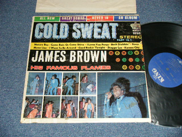 画像1: JAMES BROWN - COLD SWEAT (VG/Ex++ ) / 1967  US AMERICA ORIGINAL "CAPITOL RECORDCLUB Release" "BLUE with SILVER Print With CROWN on TOP Label"  STEREO Used LP