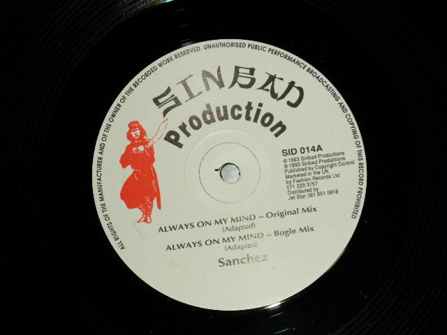 画像1: SANCHEZ - ALWAYS ON MY MIDE : SWEET SENSATION  ( MINT/MINT- ) / 1995 UK ENGLAND  ORIGINAL Used 12" 
