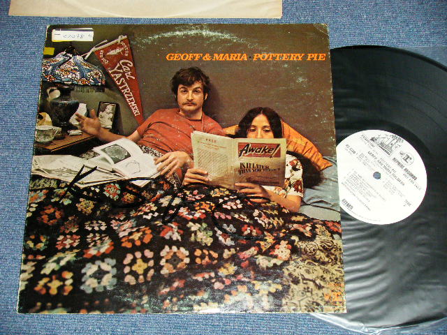 画像1: GEOFF & MARIA MULDAUR - POTTERY PIE (Matrix #    A) RS 6350 30914A 1B CSM-2 STERLING RL    B) RS 6350 30915B  CSM-1 1A  STERLING RL)  (Ex+/MINT- STOFC) / 1969 US AMERICA ORIGINAL "WHITE LABEL PROMO" Used LP 