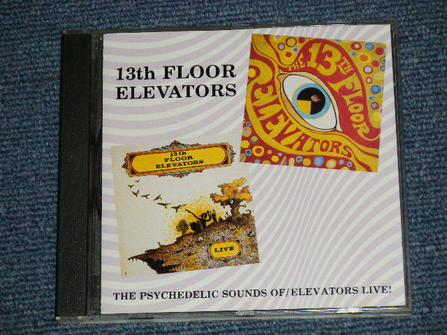 画像1: 13TH FLOOR ELEVATORS - THE PSYCHEDELIC SOUNDS OF/ELEVATORS LIVE(2 in 1) (MINT-/MINT)  / 1988 US AMERICA Used CD 