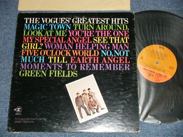 画像1: THE VOGUES - GREATEST HITS ( Ex++/Ex+++ Looks:Ex++)   / 1969 US 8 AMERICA ORIGINAL 1st Press "ORANGE & BROWN Label" Used LP 