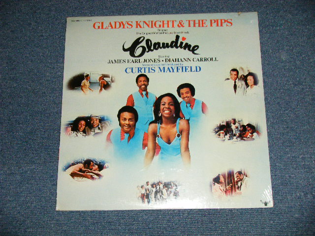 画像1: GLADYS KNIGHT & THE PIPS ost - CLAUDINE :w/CURTIS MAYFIELD  (SEALED Cutout)  / 1974 US AMERICA ORIGINAL "BRAND NEW SEALED" LP 