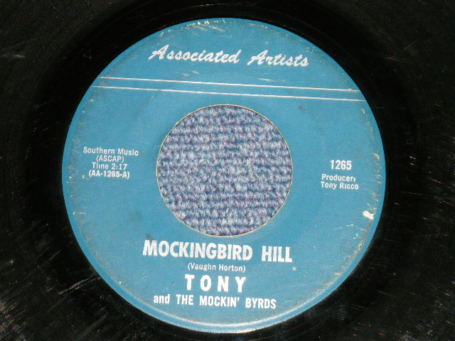 画像1: TONY and THE MOCKIN' BYRDS - MOCKINGBIRD HILL : WALKIN' THE DUCK (VG+++/VG+++)  / US AMERICA ORIGINAL Used 7"45  Single
