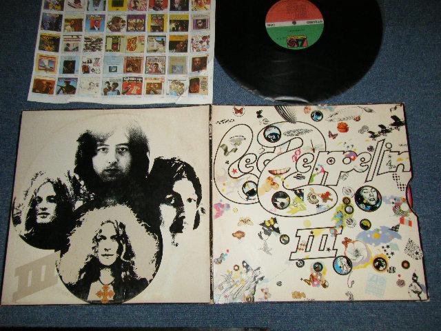 画像1: LED ZEPPELIN -  III ("MO" at Bottom Label) (LOUD CUT) ( A)ST-A-702005-B B MO 〇 -A- MR (I) one ▵15193  Mastercraft PR   Do What Thou Wilt- AT              B) ST-A-702006-AA  MO MR  ▵15193-X  (2) two  Mastercraft PR  -Do What Thou Wilt- AT ) ( Ex++/Ex++, Ex+++ Looks:Ex+)  / 1970 US ORIGINAL "1st Press '1841 BROADWAY' Label" Used LP