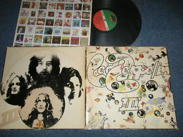 画像1: LED ZEPPELIN -  III ("MO" Credit at Bottom Label) (Low Fat Sound/LOUD CUT) (Matrix #      A)ST-A-702005-B MO △  MR  (1) one▵15193  Mastercraft PR    -Do What Thou Wilt-  AT      B) ST-A-702006-AA  MO MR   ▵15193-X  (2) two Mastercraft PR      -Do What Thou Wilt-  AT ) ( Ex/Ex)  / 1970 US ORIGINAL "1st Press '1841 BROADWAY' Label" Used LP　