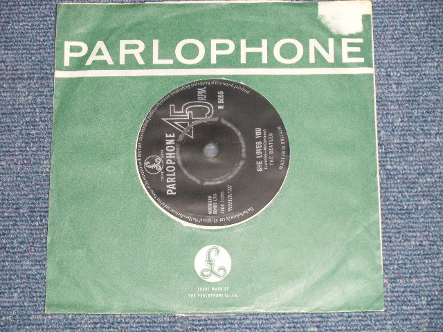 画像1: The BEATLES - SHE LOVES YOU : I'LL GET YOU (1N/1N)  (MINT-/MINT-) / 1963 UK ENGLAND ORIGINAL "The Parlophone credit Label" Used 7" Single 
