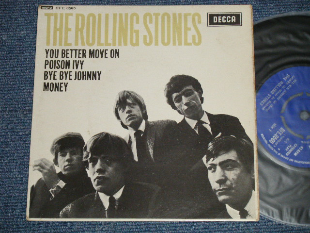 画像1: THE ROLLING STONES - THE ROLLING STONES (Matrix # 1K/1K) (Ex+++/Ex+++) / 1964 UK ENGLAND  ORIGINAL Used 7"  45 rpm EP with PICTURE SLEEVE 