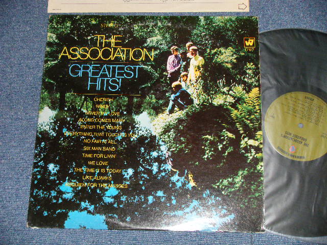 画像1: THE ASSOCIATION - GREATEST HITS (Matrix #  A) 39463 WS-1767A 1-H  B) 39464 WS-1767B 1-H)  (Ex++/MINT-) / 1969 Version US AMERICA 2nd Press "GREEN with WB Label" STEREO Used LP