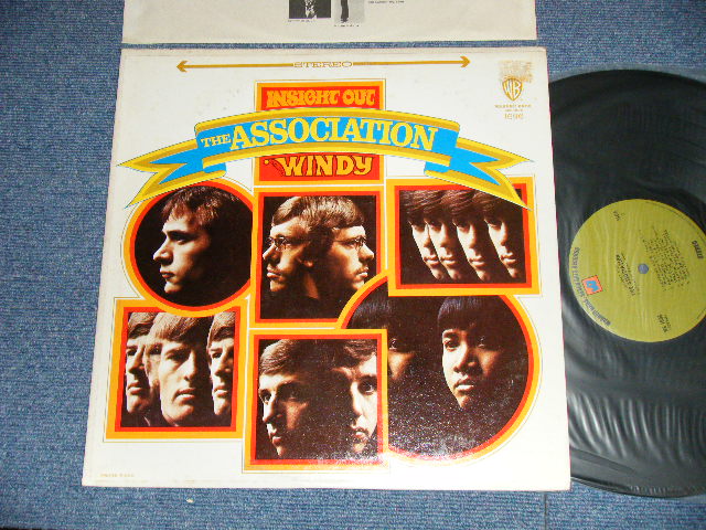 画像1: THE ASSOCIATION - INSIGHT OUT(Matrix #A) 39247  WS-1696-A 1A    B) 39248  WS-1696-B 1D )  (Ex++/MINT- ) / 1967 Version US AMERICA 2nd Press "GREEN with W7  Label" STEREO Used LP