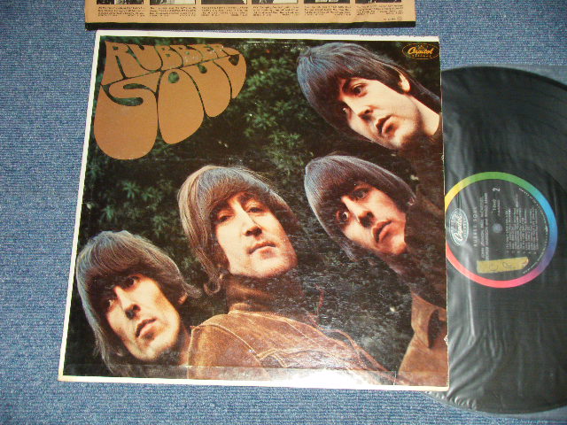 画像1: The BEATLES - RUBBER SOUL ( Matrix #  A) T-1-2442-F12  B) T-2-22442-G12    ) (Ex++/Ex+++ B-5,6:Ex+  ) / 1965 US AMERICA ORIGINAL "BLACK with RAINBOW Label" MONO Used LP