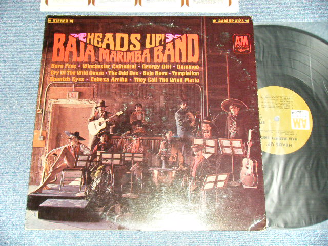 画像1: BAJA MARIMBA BAND -  HEADS UP  (Ex+/MINT-  EDSP)  / 1967 US AMERICA Original 1st Press "BROWN Label" "STEREO" Used  LP 