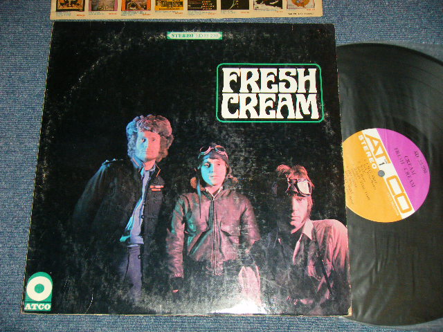 画像1: CREAM - FRESH CREAM (Matrix #  A) ST-C-66957-1A/B) ST-C-66958-1A )  (Ex/MINT- )  / 1967 US AMERICA ORIGINAL 1st Press "PURPLE & BROWN" label STEREO Used LP 