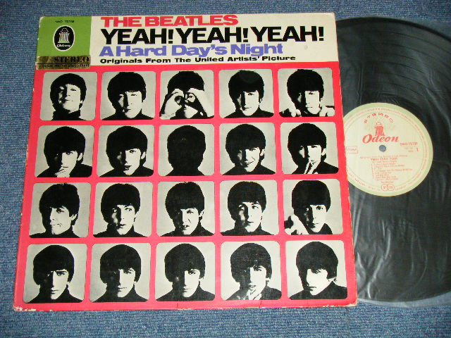 画像1: THE BEATLES - YEAH! YEAH! YEAH! : A HARD DAYS NIGHT ( Ex++/MINT-  )  / 1964 WEST-GERMAN ORIGIANL "WHITE/RED Label" "STEREO"   Used LP 