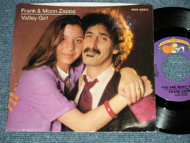 画像1: FRANK ZAPPA  of THE MOTHERS OF INVENTION - VALLEY GIRL : YOU ARE WHAT YOU US ( Ex++MINT- )  / 1982  US AMERICA ORIGINAL  Used 7" Single  with PICTURE SLEEVE 