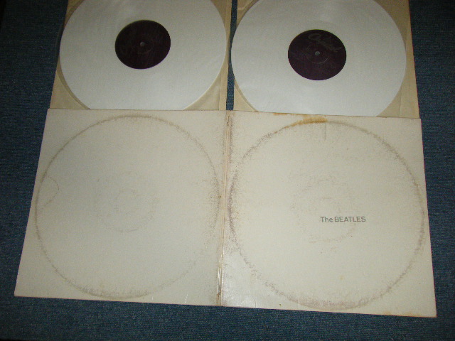 画像1:  BEATLES  - THE BEATLES ( WHITE ALBUM ) (NO INSERTS )  ( Ex/ MINT-  )  / 1978 US AMERICA Limited "WHITE WAX Vinyl"  Used 2-LP 