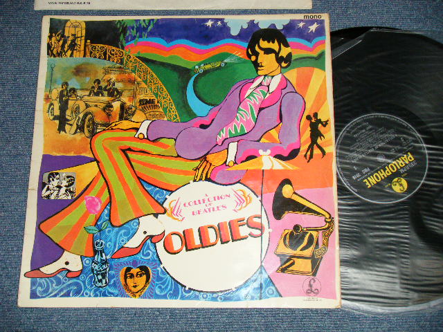 画像1: THE BEATLES - A COLLECTION OF BEATLES OLDIES ( Matrix # A) 1G / B) 1G)  ( Ex+++, Ex+ /Ex+++ A-1~3, B-1~3 : VG+++) )  / 1966 UK ENGLAND ORIGINAL 1st Press "Yellow Parlophone + The Gramophone Co.Ltd + Sold in UK " MONO Used LP 