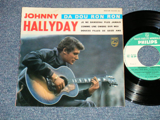 画像1: JOHNNY HALLYDAY - DA DOO RON RON (Ex+/Ex++)  / 1963 FRANCE FRENCH ORIGINAL  Used Used 7" EP 