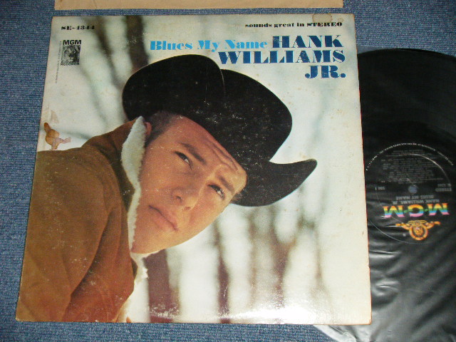 画像1: HANK WILLIAMS JR. - BLUES MY NAME  (Ex/Ex+++ Looks:Ex++ ) / 1966 US AMERICA  ORIGINAL STEREO Used LP 