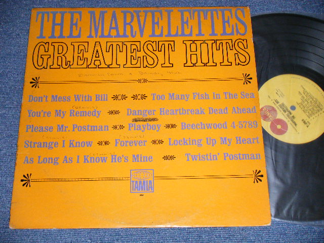 画像1: THE MARVELETTES - GREATEST HITS  (Ex+, VG+++/Ex++ WOFC, WOBC) / 1966 US AMERICA "1st Press Label"  MONO Used LP   