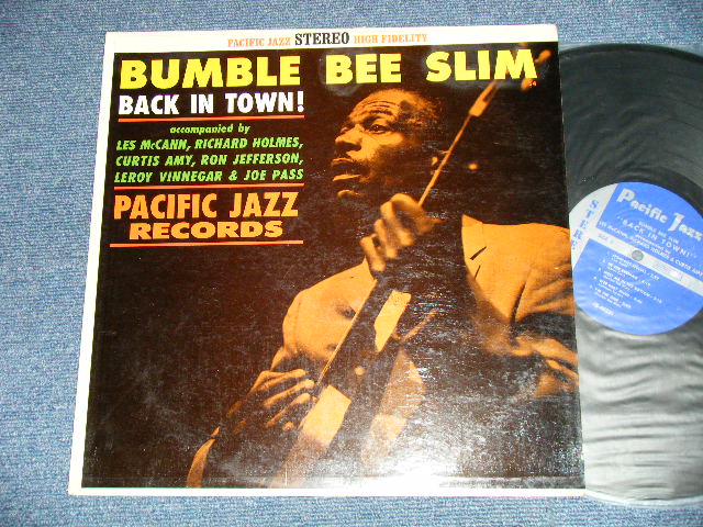 画像1: BUMBLE BEE SLIM - BACK IN TOWN ( Ex/Ex++ EDSP) / 1962 US AMERICA ORIGINAL "STEREO" Used LP  
