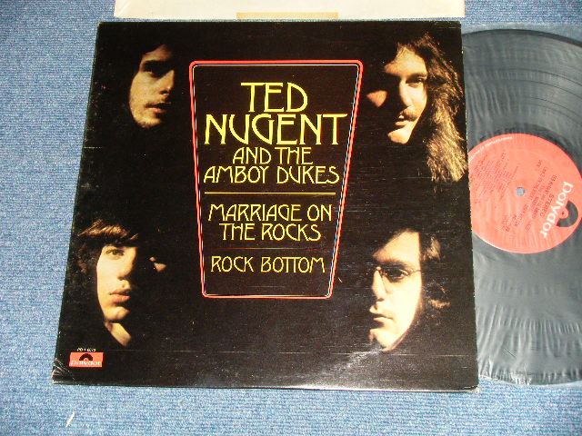 画像1: TED NUGENT'S AMBOY DUKES  -  MARRIAGE ON THE ROCKS : ROCK BOTTOM   (Matrix # A) AS MW ▵20856   STERLING   B) BS MW ▵20856-x   STERLING J )  (Ex+++/MINT-) / 1970 US AMERICA ORIGINAL Used LP