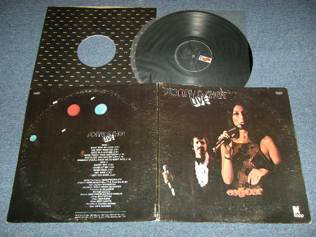 画像1: SONNY & CHER -  LIVE (Ex++, Ex+, Ex+++/MINT- )  / 1971 US AMERICA ORIGINAL "BLACK LABEL" Used  LP