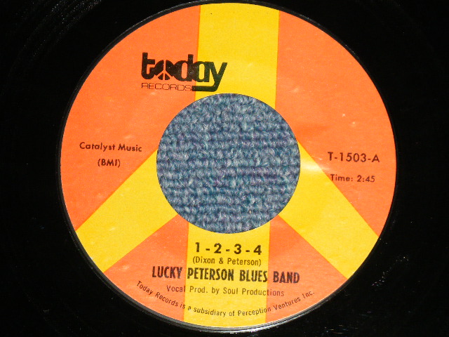画像1: LUCKY PETERSON BLUES BAND - 1-2-3-4 : GOOD OLD CANDY (BLUES ROCK) (Ex+++/Ex+++) /  1971 US AMERICA ORIGINAL Used  7"Single With 