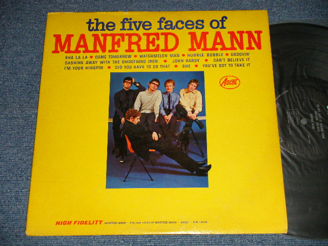 画像1: The MANFRED MANN - THE FIVE FACES OF MANFRED MANN (Ex+, VG++/Ex+  EDSP)   / 1965 US AMERICA ORIGINAL MONO Used LP