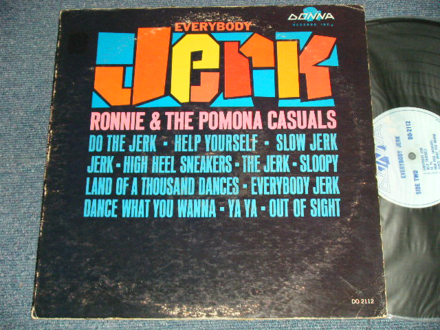 画像1: RONNIE & The POMONA CASUALS - EVERYBODY JERK (Ex/Ex+++ Tearol) /1965 US AMERICA  ORIGINAL "MONO" Used LP