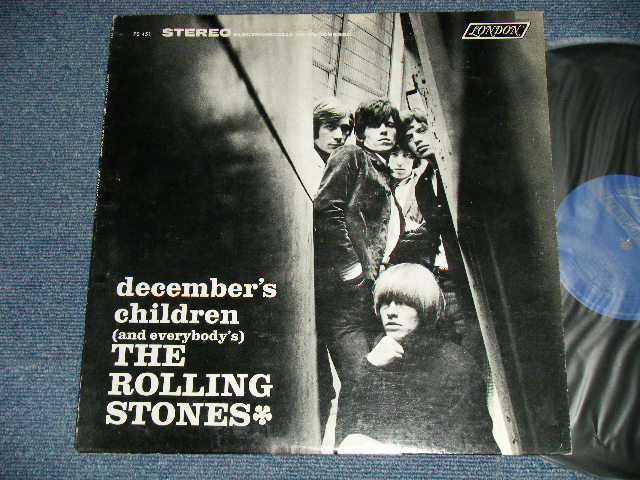 画像1: ROLLING STONES -  DECEMBER'S CHILDREN  ( Ex+/Ex++ Looks:Ex+++) (Matrix# A) ZAL-7031-4 MR PRC W △8579  / B) ZAL-7032-4 PRCW MR △8579-x ) (Ex+++/MINT-)   / 1965 VERSION? US AMERICA  "BLUE with Boxed 'LONDON' Label"  STEREO Used LP