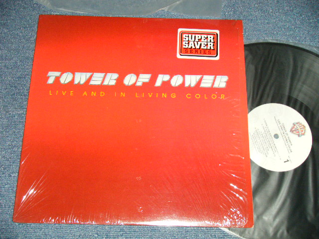 画像1: TOWER OF POWER -  LIVE AND IN LIVING COLOR (Matrix # A) BS-1-2924-WW2-1  B) BS-2-2924-WW5  SP )  (Ex+/MINT-)  / 1982 Version? US AMERICA 3rd Press "White Label" Used LP  MINT/MINT) 
