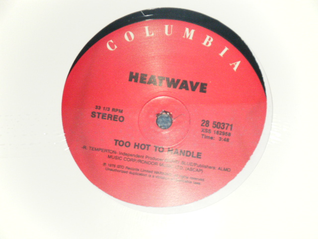 画像1: HEAT WAVE - A) BOOGIE NIGHTS  B) TOO HOT TO HANDLE  (SEALED) / US Reissue  "BRAND NEW SEALED" 12"