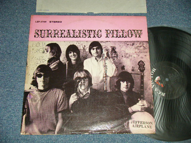 画像1: JEFFERSON AIRPLANE - SURREALISTIC PILLOW ( Ex/Ex++ B-1,2:VG++ Tape Seam)  / 1966 US AMERICA ORIGINAL  "BLACK with WHITE RCA-VICTOR at The TOP Label" Used STEREO  LP 