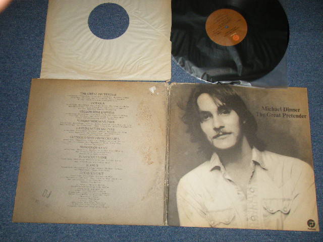 画像1: MICHAEL DINNER - THE GREAT PRETENDER  ( VG+++/Ex+++) / 1974 US AMERICA ORIGINAL "PROMO" Used  LP   EDSP