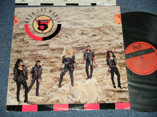 画像1: 5 FIVE STAR - ROCK THE WORLD (Ex+/MINT-)   / 1988 US AMERICA ORIGINAL  Used  LP 