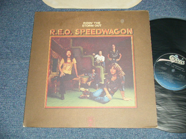 画像1: R.E.O. REO SPEEDWAGON -  RIDIN' THE STORM OUT  (Ex+++/MINT- ) /  US AMERICA REISSUE "DARK BLUE Label" Used LP