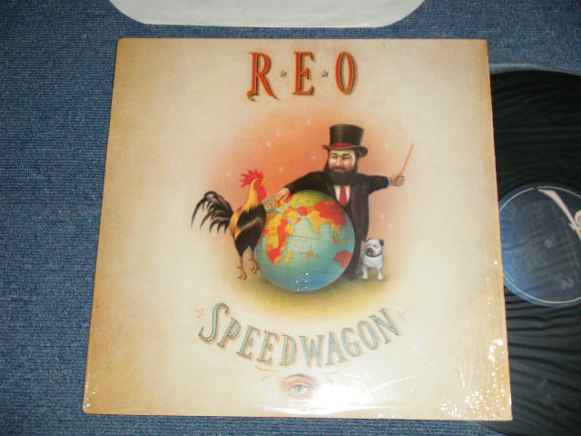 画像1: R.E.O. REO SPEEDWAGON - THE EARTH, A SMALL MAN, HIS DOG AND A CHICKEN (MINT/MINT) /  1990 US AMERICA ORIGINAL 1st Press "DARK BLUE Label" Used LP