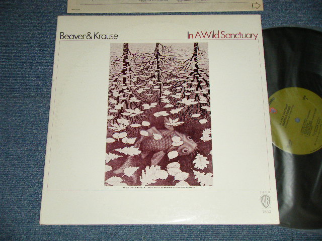 画像1: BEAVER & KRAUSE - IN A WILD SANCTUARY (ELECTRO POP/SYNTHE POP)  (Ex+++/Ex++)    / 1970 US AMERICA  ORIGINAL 1st Press "GREEN with WB Label" Used  LP