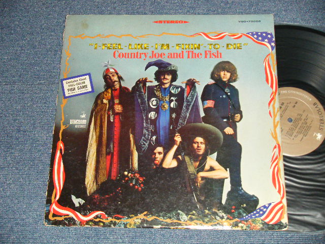 画像1: COUNTRY JOE And The FISH - I FEEL LIKE I'M FIXIN' TO DIE (Ex/VG+)  / 1967 US AMERICA ORIGINAL 1st press "BRONZE with SILVER GRAY Print Label" Used LP 