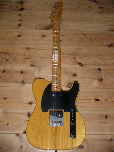 画像: FENDER JAPAN フェンダー・ジャパン 2013 Reissue of 1952 Vintage  TELECASTER  / 2013? JAPAN REISSUE RELEASE of 1952 Model NATURAL Color  with MINUS SCREW BIS + GIG BAG 