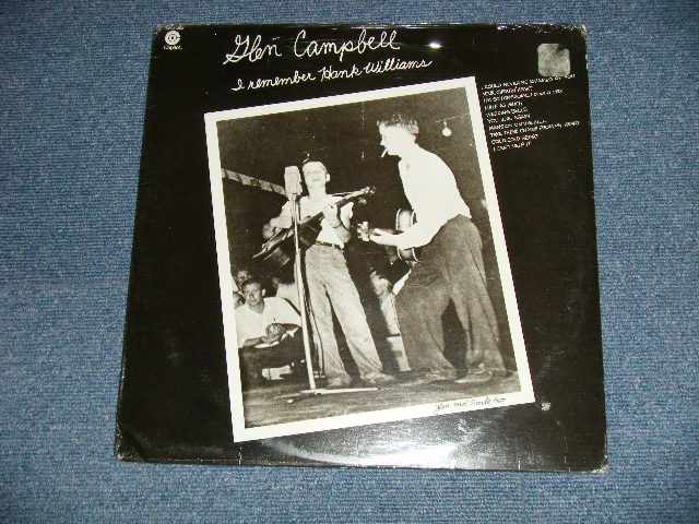 画像1: GLEN CAMPBELL - I REMEMBER HANK WILLIAMS ( SEALED BB)  / 1973 US AMERICA ORIGINAL "BRAND NEW SEALED"  LP 